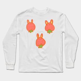 strawberry bunnies Long Sleeve T-Shirt